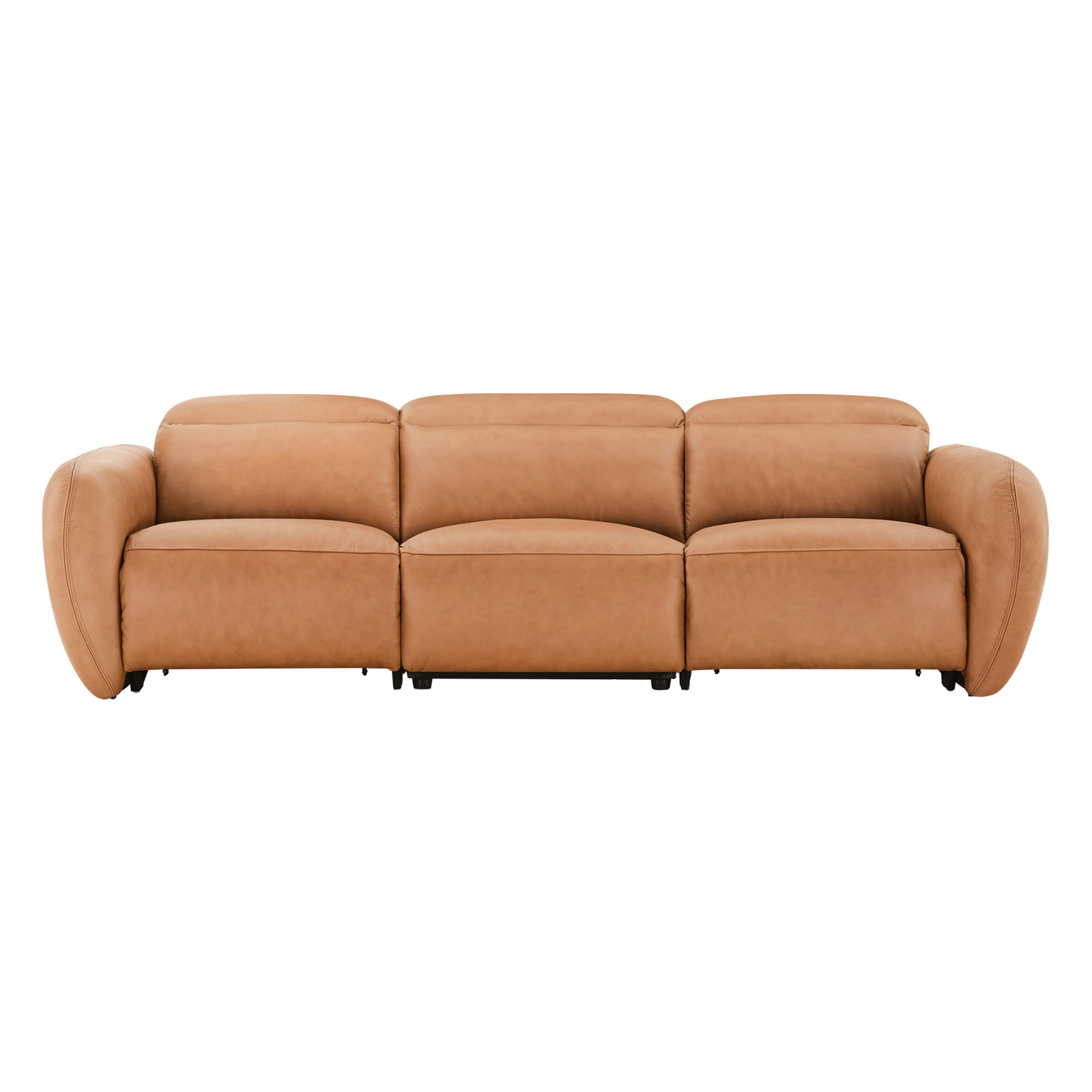Astro 109" Genuine Leather Reclining Modular Sofa