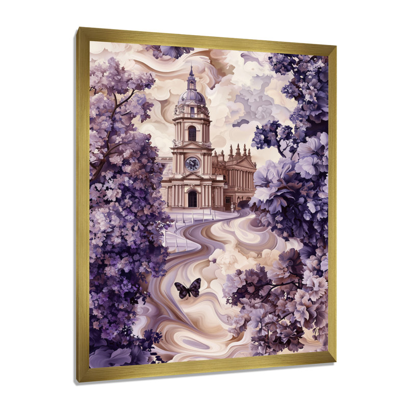 Impression sur toile Oxford University In England III - Royaume-Uni, 44" H x 34" W, Gold
