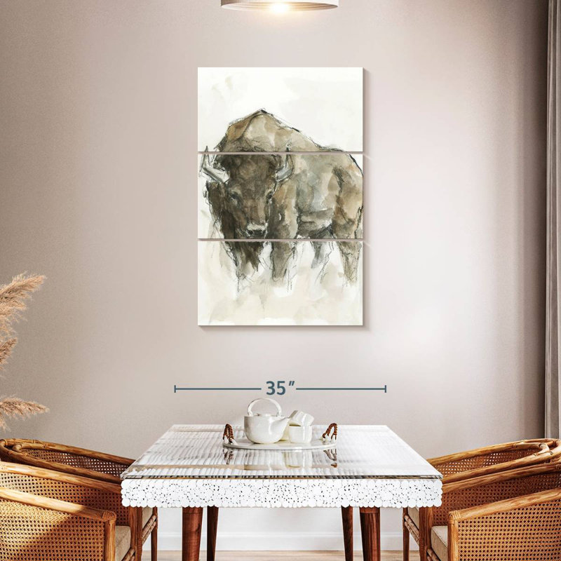 Brampt American Buffalo II, 45" H x 28" W