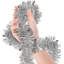 Dulude Polyvinyl Chloride (PVC) 4.02cm Tinsel