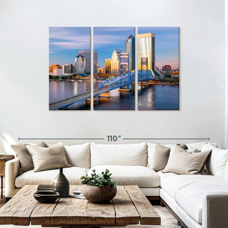 Jacksonville, Floride, pont principal, H 48 po x l 74 po