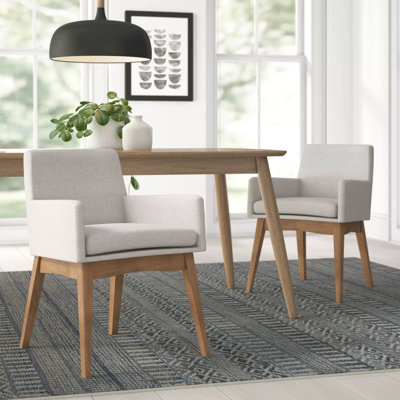 Chaise avec accoudoirs rembourrée Klimek