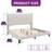 Upholstered Platform Bed with LED Lights-1603567528
