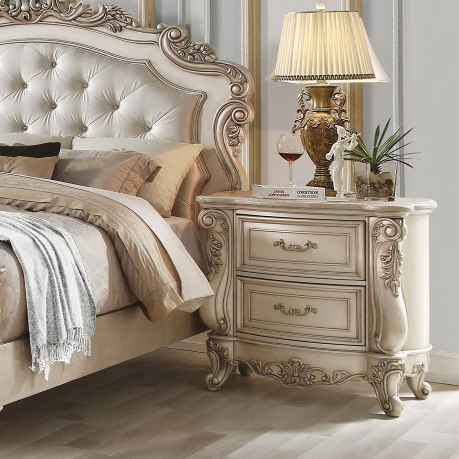 Willa Arlo Interiors Mitcheldean 2 Drawer Nightstand & Reviews | Wayfair