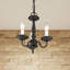 Lustre classique / traditionnel à 3 lumières de style bougie Benedetto-94312784