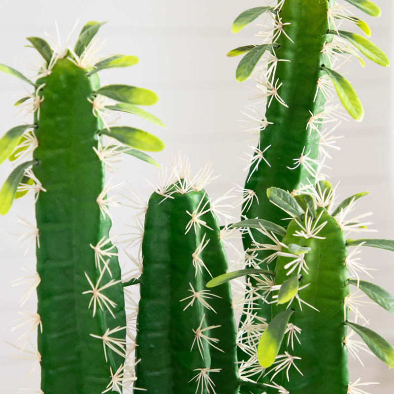 28in. Artificial Cactus in Terracotta Planter