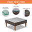 Ensemble de conversation modulaire 4 pièces avec coussins, ensemble de conversation pour patio avec coussins-1640583599