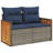  6 Piece Patio Sofa Set With Cushions Gray Poly Rattan