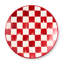 Cherry Check Salad Plates