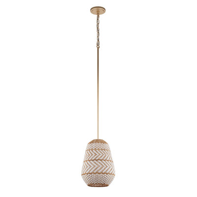 Luminaire suspendu or doux 1 lumière Chastyn