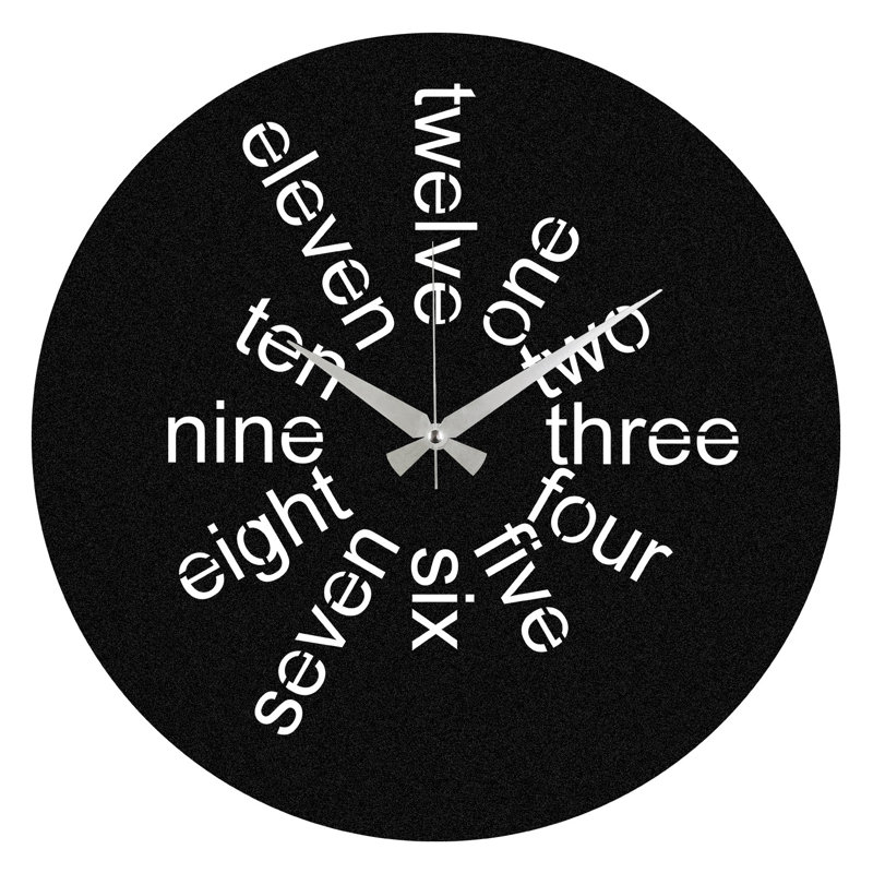 Horloge murale élégante en métal 18,9 po x 18,9 po | Fabrication 100% métal, épaisseur: 0,05 pouce | Nécessite 1 pile AA (non incluse) | Parfait pour les décors modernes et les espaces de vie