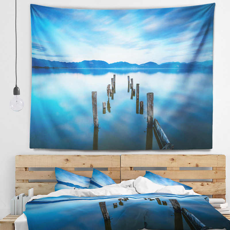 Tapisserie «Seascape Deep in the Sea», H 78 po x l 92 po