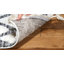 Tapis performance à poil long à pampilles à motif marocain-1330098016