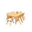 Surfliner Outdoor 9 - Piece Teak Dining Set