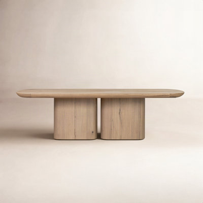98" Oak Dining Table