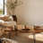 Brown Teak Wood Handmade Live Edge Living Room Coffee Table with Black Metal Hairpin Legs, 43" x 24" x 17"-1928180052