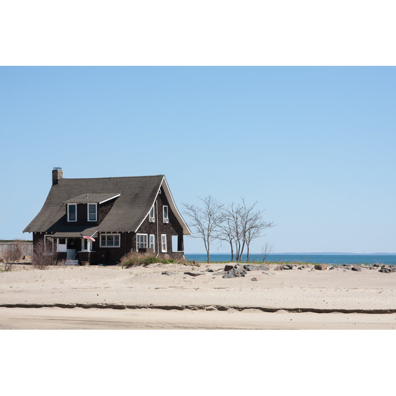 Beach House - Wrapped Canvas Print, 51cm H x 76cm W x 3.8cm D