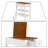 Minimalist Compact Wooden Storage End Table with Charging Station-1307999535