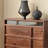 Geometric Solid Accent Cabinet
