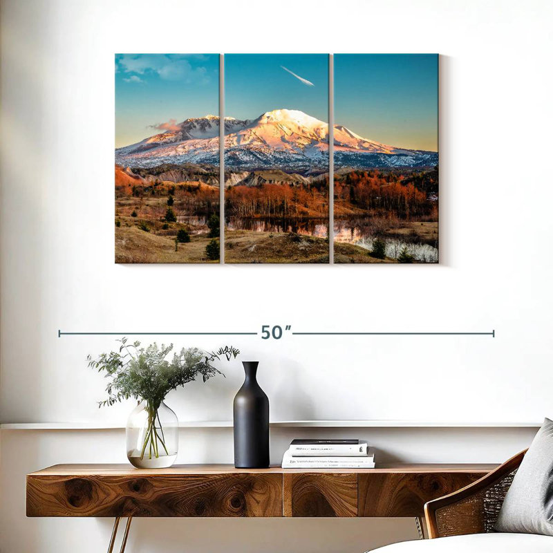 Alvord Mount St Helens Golden Glow, H 24 po x l 38 po