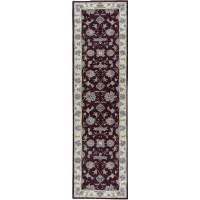 Hand-Knotted High-Quality Red Area Rug