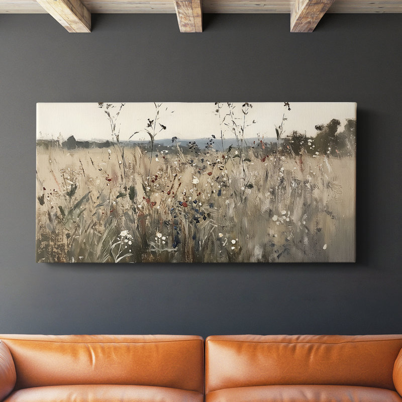 Série paysage - C XXVII - Toile tendue avec châssis - Prêt à accrocher