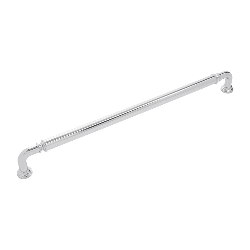 Berkshire Collection Appliance Pull - Cabinet Pull - Farmhouse Hardware for Drawers & Cabinets, Chrome, 18"