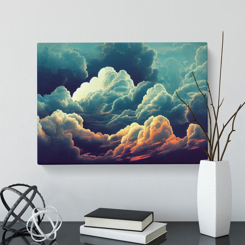 Sunlight On The Clouds - Wrapped Canvas