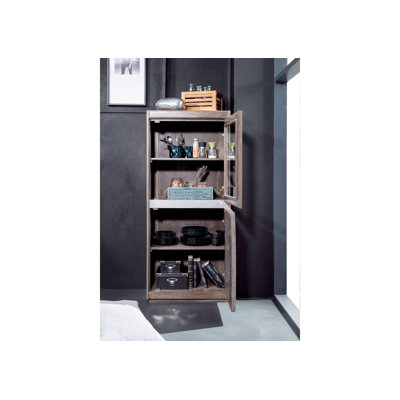 Noble Unique Solid Wood 63 cm W Display Cabinet
