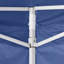 Tente pliable bleue vidaXL 9,8 x 9,8 pi avec 4 murs-973021307