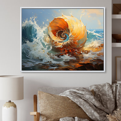 Nautilus Sheels Elegance - Nautical & Beach Canvas Prints