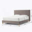 Lit plateforme tapissier Vireo