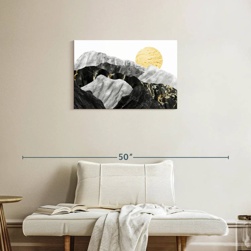 Paysage de marbre Avery IV, H 20 po x l 30 po