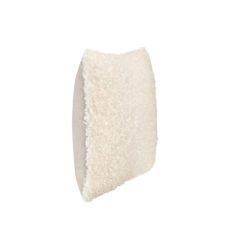 Carters 12x16 Fabric Ivory Throw Pillow, 22"H x 22"W