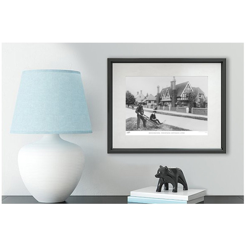 Rossington, Fountain Cottages C1900 by Francis Frith - Single Picture Frame Print, 28cm H x 36cm W x 2.3cm D