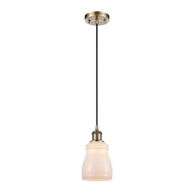 Luminaire suspendu conique à 1 lumière Coulombe