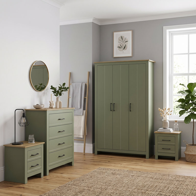 LIMESTONE Piece Bedroom Set, Kale Green