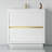 36" Freestanding Bathroom Vanity Modern Style Vanity with Integrated Solid Surface Countertop and Sink, 2 Soft Close Drawers-314142874