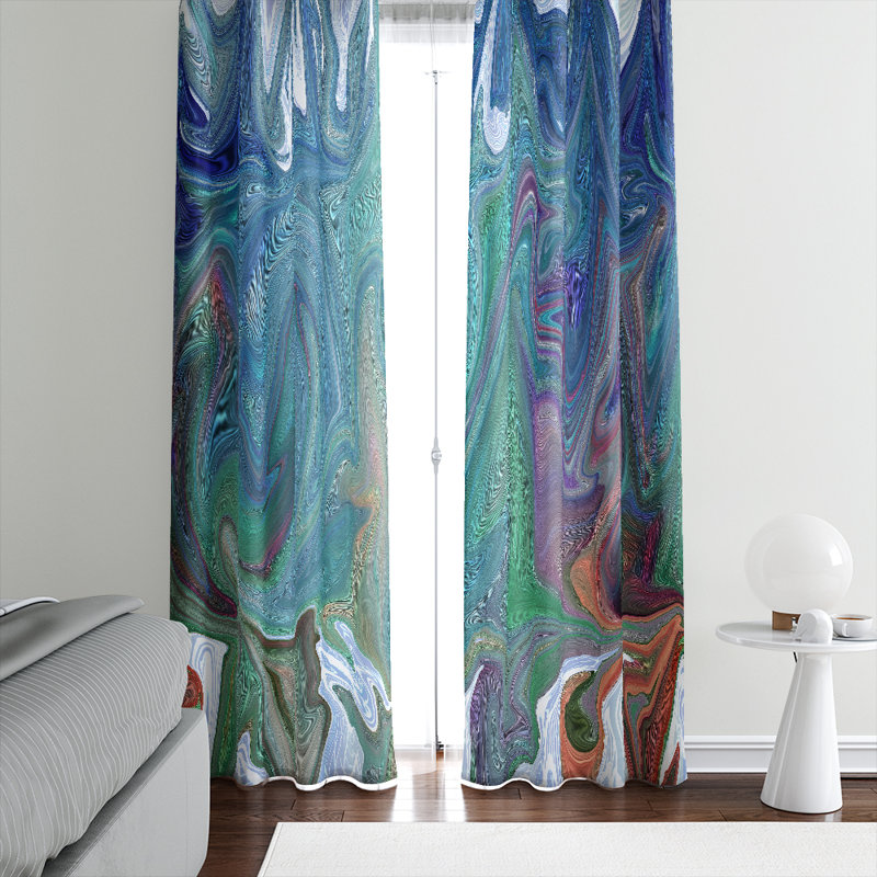 Semi Sheer Curtain Pair, 20" W x 82" L