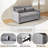 Sofa pull-out bed includes two pillows-660915630