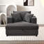 Chaise longue avec repose-pieds de rangement amovible-822829689