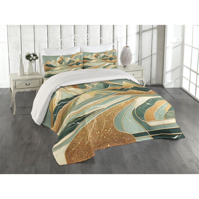 Polyester Coverlet, Queen Coverlet + 2 Standard Shams