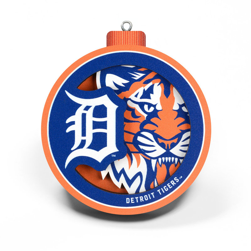 Ornements de la série MLB 3D Logo, Tigers de Detroit