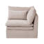 Fauteuil d'appoint d'angle rembourré et modulaire-642595658