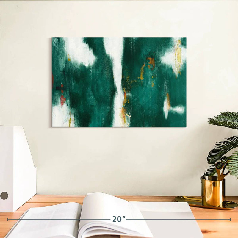 Avery Green Texture, 8" H x 12" W