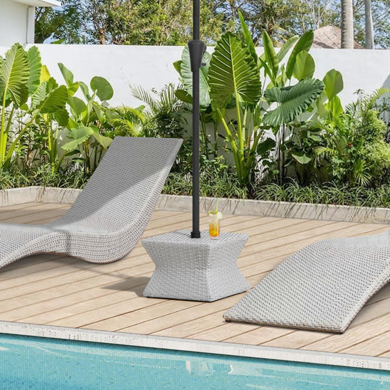 Table d'appoint Sunjoy Pickford, Gris