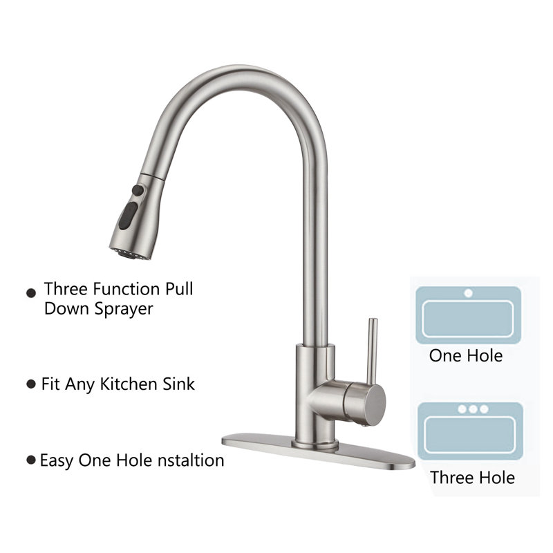 MODLAND Pull Down Kitchen Faucet