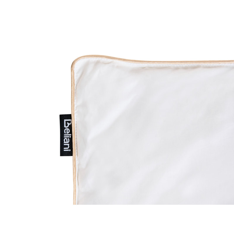 3-Chamber Bed Pillow ETNA High Duck Feathers and Down 40 x 80 cm White, 80 x 80 cm, 9cm
