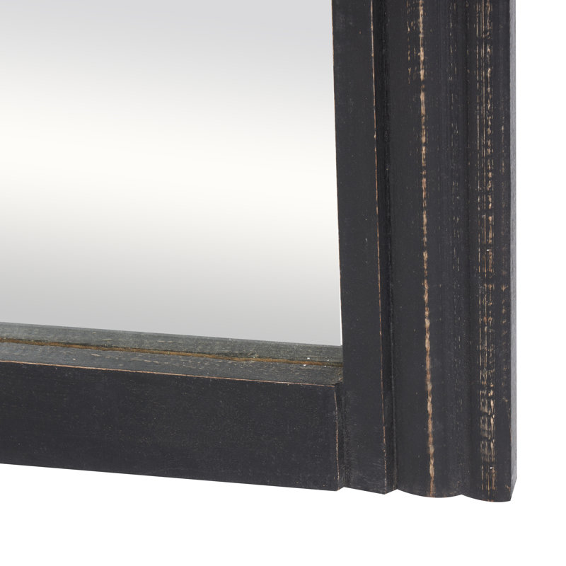 Solid Wood Rectangle Floor Mirror