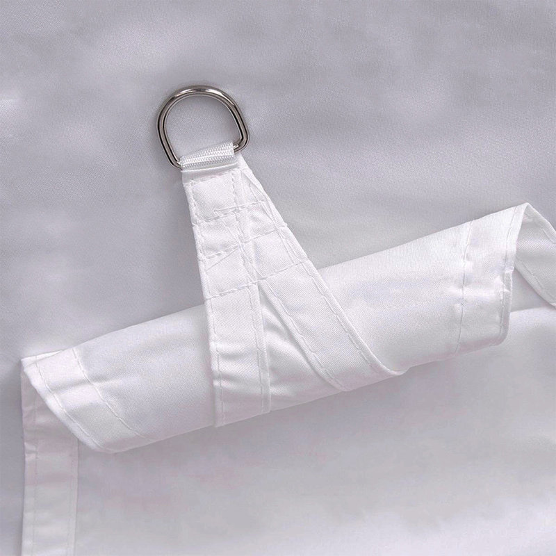 10' x 10' Rectangle Shade Sail, 16.5' x 16.5', White